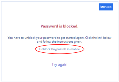 6 c - Wrong password - third time blocked