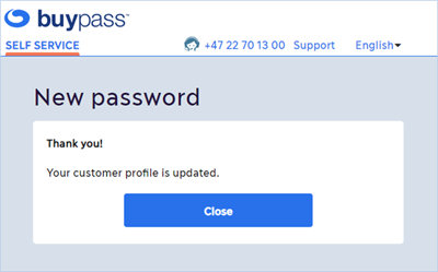 6 g - SelfService 4_New password success