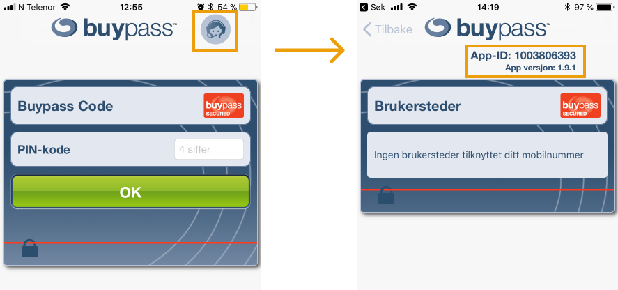 appID for Buypass Code