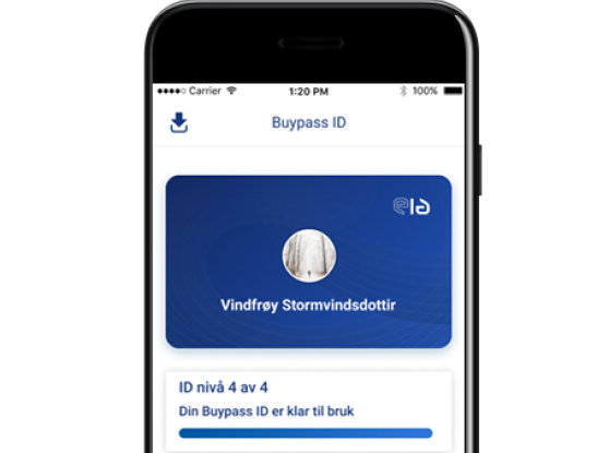 Mobile with Buypass ID app Mobile with Buypass ID app