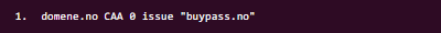 omene.no CAA 0 issue "buypass.no"